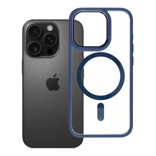 ROAR MAG BUMPER phone case with MagSafe support for iPhone 15 Pro navy