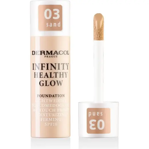 Dermacol, Fondotinta, - Light Brightening Makeup (Infinity Healthy Glow Foundation) 20 G - Shade: 01 FAIR (01 Fair)