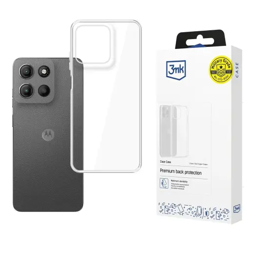 3mk Clear Case for Motorola Moto G15 | G15 Power - transparent