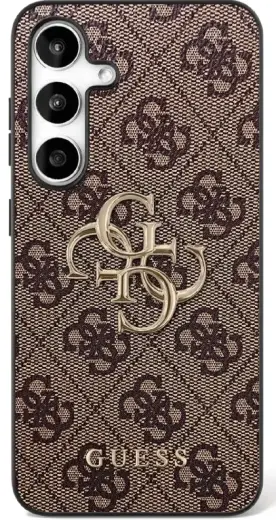 Etui Guess Big 4G Classic Logo do         Samsung Galaxy S25 FE brązowy