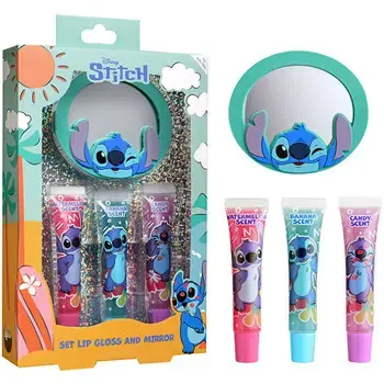 Disney Air-Val Stitch Set Brillo Labial Espejo