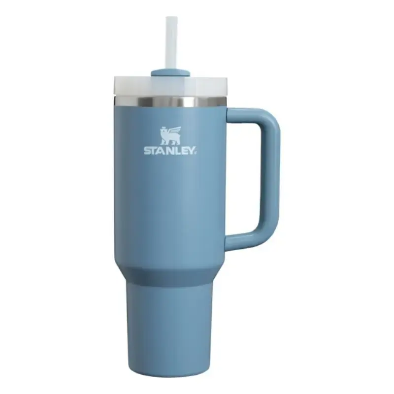 Termosinis puodelis su šiaudeliu The Quencher H2.O FlowState Tumbler 1.18L mėlynai violetinis