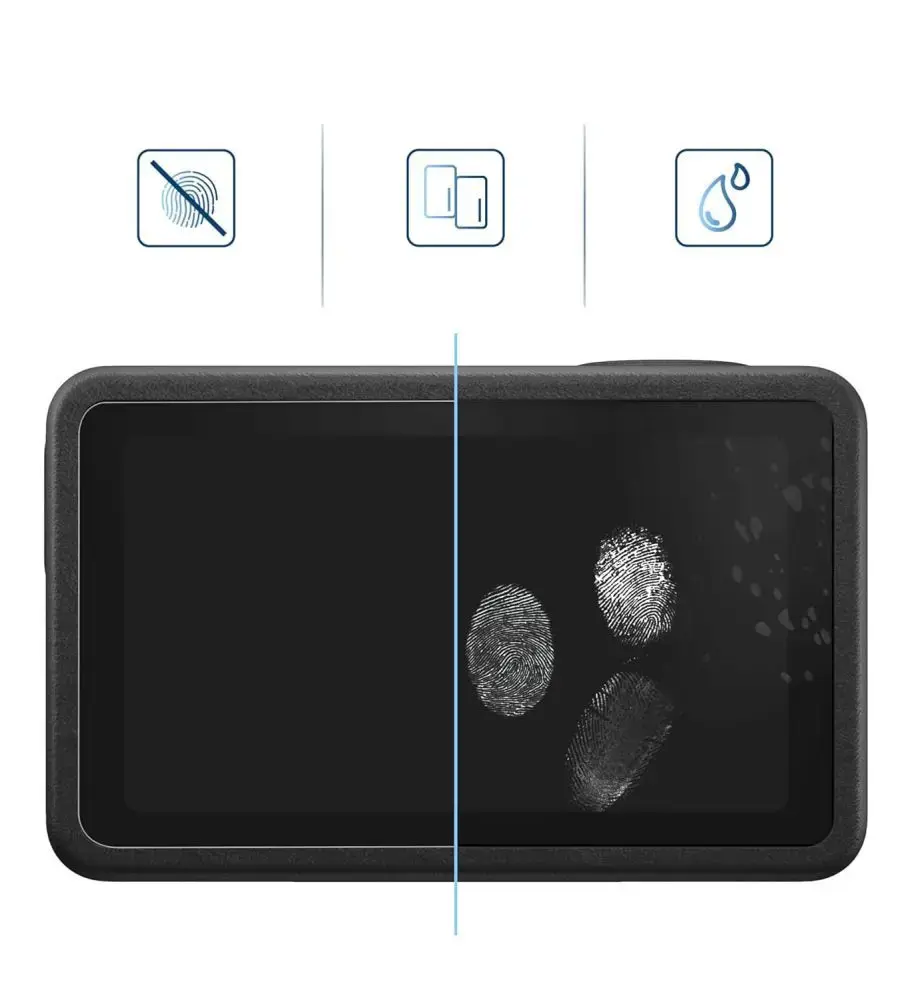 SZKŁO HARTOWANE TECH-PROTECT GLASS FIT+ 2-SET DJI OSMO ACTION 6 CLEAR
