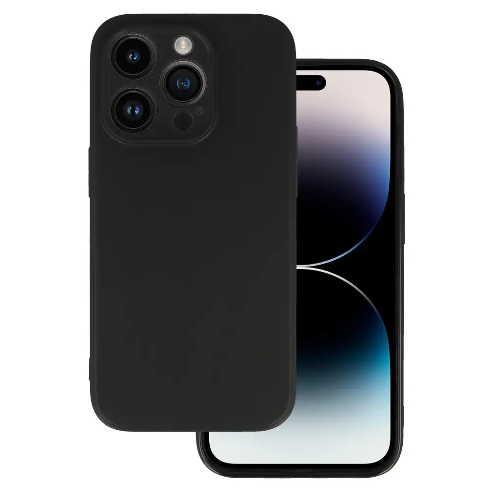 MATT maciņš telefonam iPhone 13 Pro Max melns