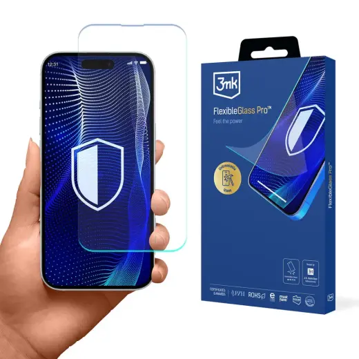 3mk FlexibleGlass Pro v2.0 Hybrid Glass for iPhone 17 Pro Max