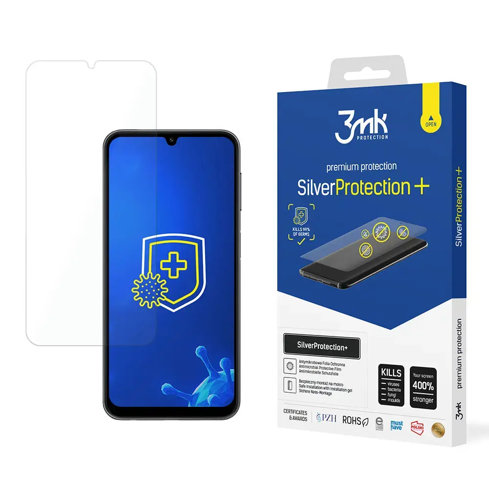 3mk SilverProtection+ aizsargplēve telefona ekrānam Samsung Galaxy A25 (A256)