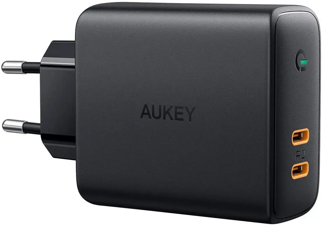 AUKEY PA-D5 ultrafast W all Charger 2xUSB C 63W