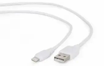 Gembird data transfer and charging cable | USB-A to Lightning | 2m | white