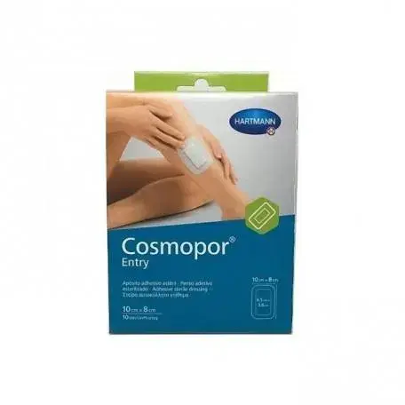 HARTMANN Cosmopor Entry Adhesive Dressing 10 x 8 cm, 10 units