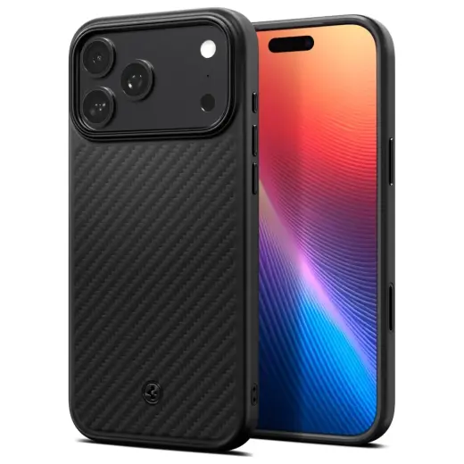 Spigen Enzo Aramid "T" Mag MagSafe Case for iPhone 17 Pro Max Black