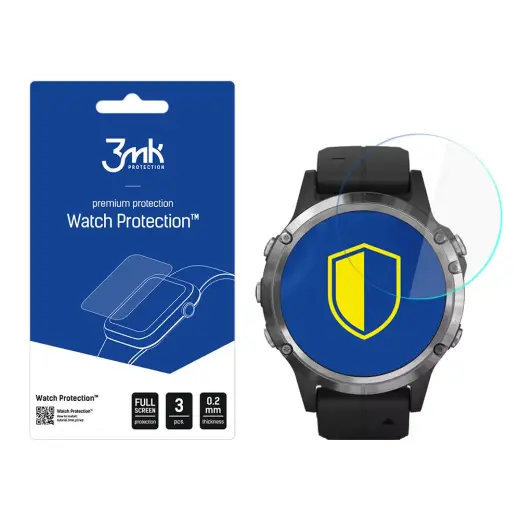 Garmin Fenix 5 Plus - 3mk Watch Protection™ v. FlexibleGlass Lite screen protector