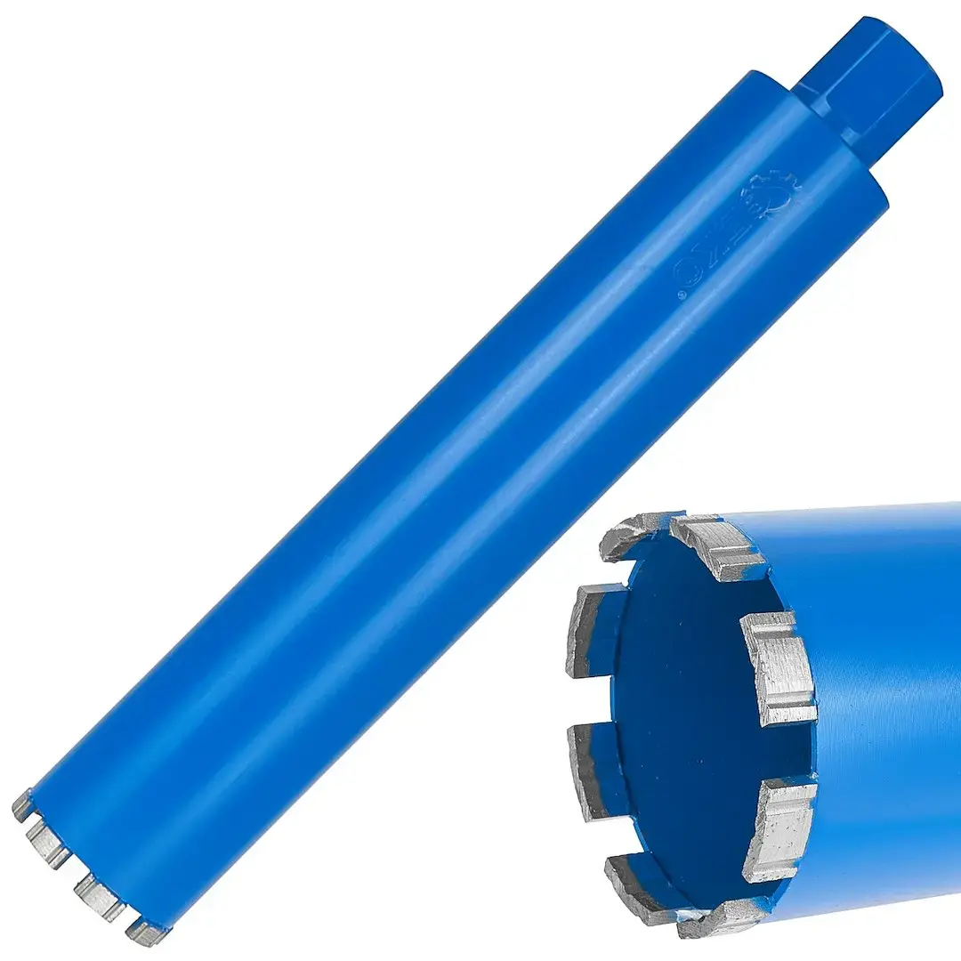 Diamond Core Drill Bit 82x10x450mm 8T 1.1/4"