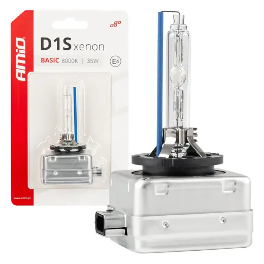 Xenon bulb type D1S 35W 8000K AMiO BASIC blister AMIO-03865