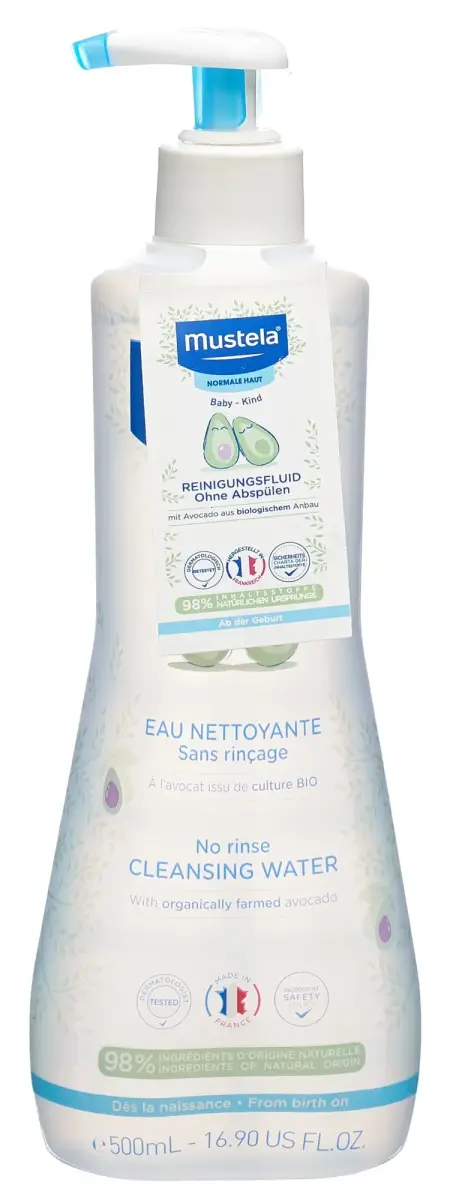 Mustela No-Rinse Cleansing Water 500ml
