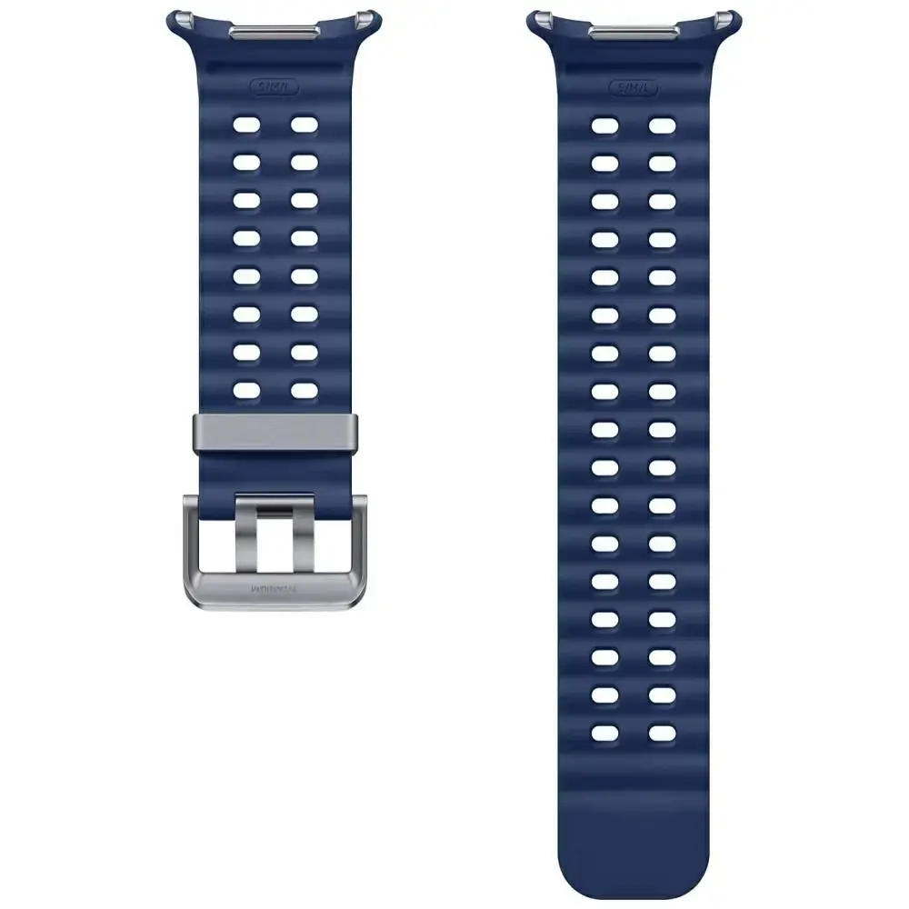 Samsung Marine Band viedpulksteņa siksniņa priekš Samsung Galaxy Watch Ultra | silikons | zila