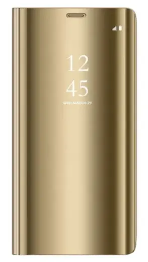 Fusion clear view book case for Samsung A125 Galaxy A12 gold