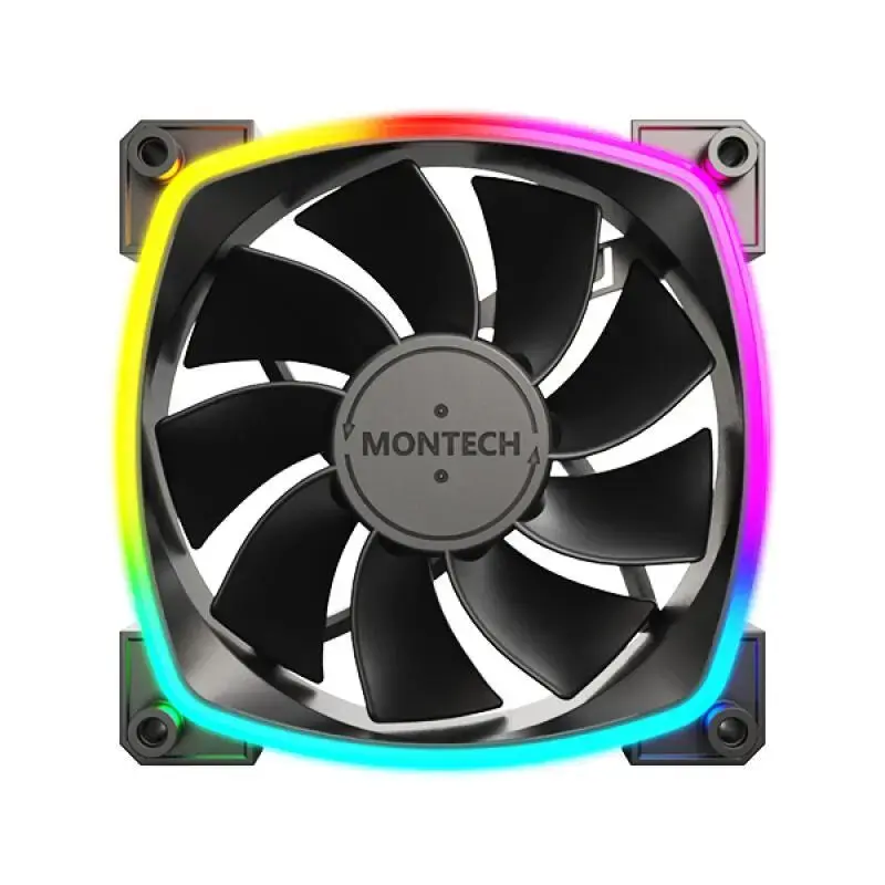 Montech Fan RX120 / RX120 3 IN 1 PACK (B) Black 3-Pack