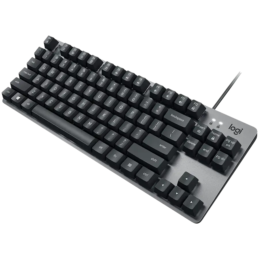 LOGITECH K835 TKL Mechanical Keyboard - GRAPHITE/SLATE GREY - USB - NORDIC - TTC RED