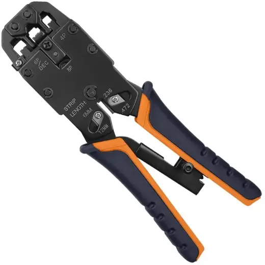Qoltec Crimping machine for modular joints | 8p 6p 4p 