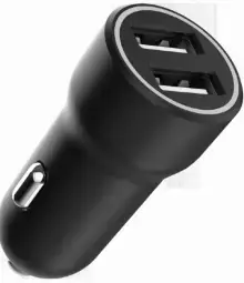 Автомобильное зарядное устройство Gembird 2-port | 12W | USB-A, USB-A | черный