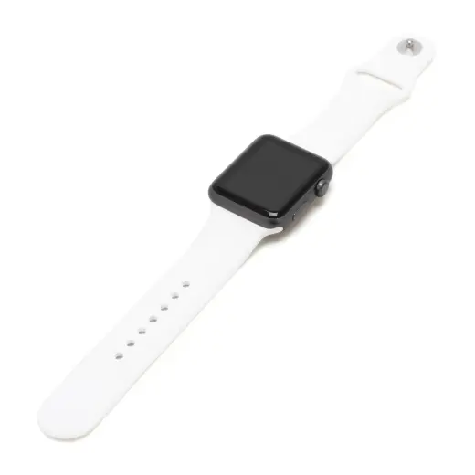 Fusion Accessories viedpulksteņa siksniņa priekš Apple Watch 2/3/4/5/6/7/8/SE/Ultra (42/44/45/49 mm) | silikons | balta