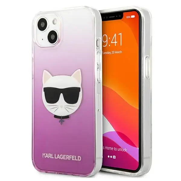 Karl Lagerfeld KLHCP13MCTRP iPhone 13 6,1" hardcase różowy|pink Choupette Head