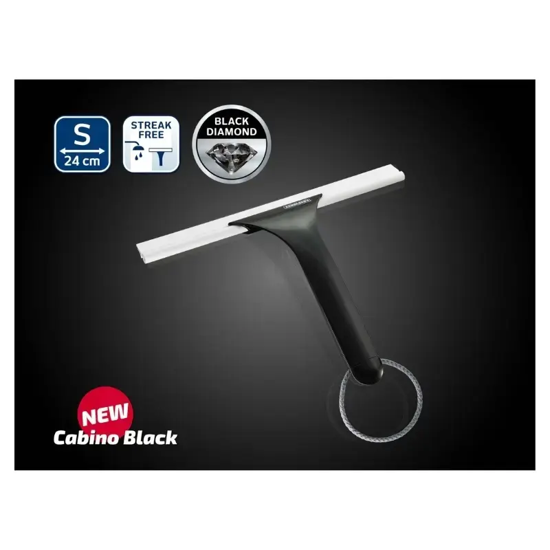 Duškabīnes tīrītājs Cabino Black 24cm