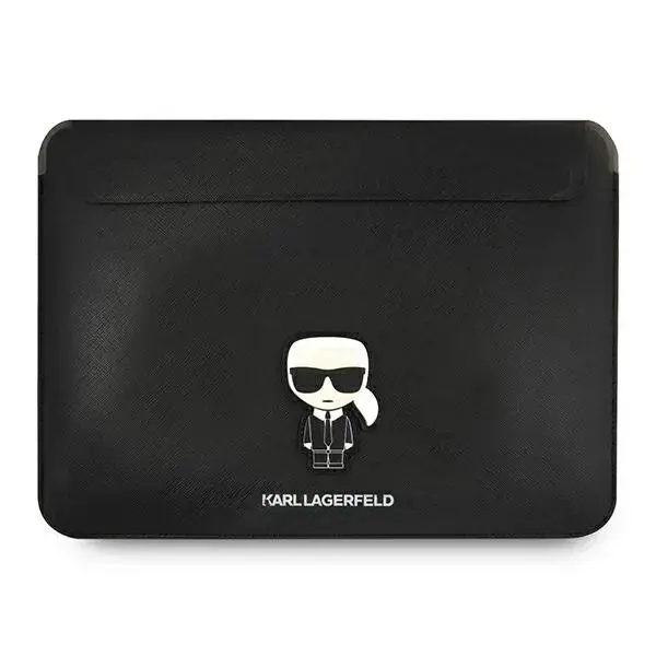 Karl Lagerfeld Saffiano Ikonik Computer Sleeve 13|14" Black