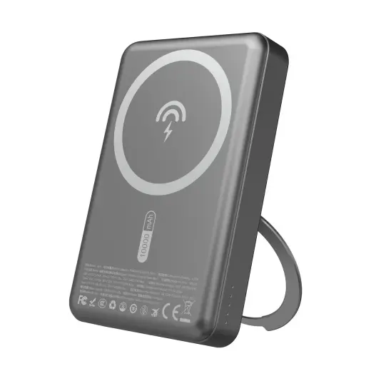 Dudao K28 ārējais akumulators (powerbank) | 10 000 mAh | 22.5W | PD | USB-C, MagSafe | pelēks