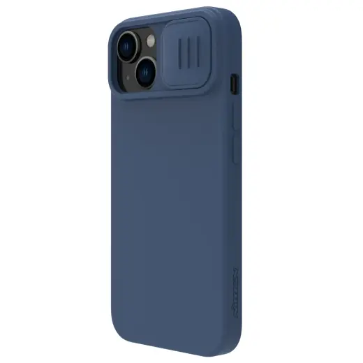 Nillkin CamShield Silky Silicone Case for Apple iPhone 14 Blue