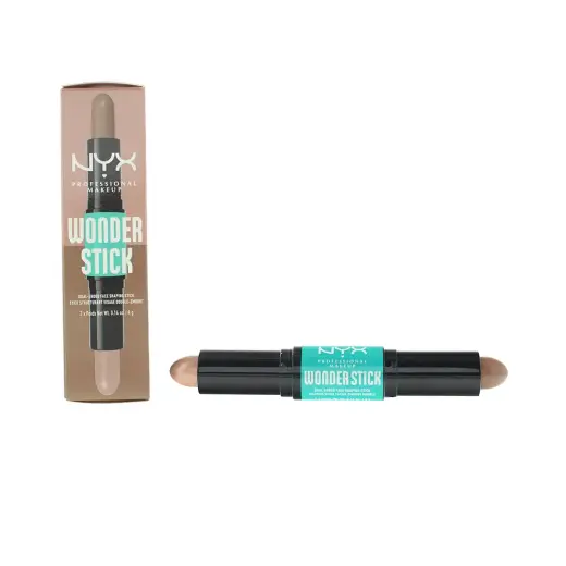 Nyx, Wonder Stick Duo, Brightening, Contour Stick, 03, 03 Light Medium, 4 g