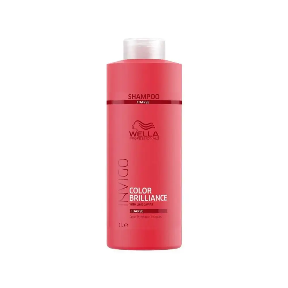 Wella Professionals, Invigo Color Brilliance, Lime Caviar, Hair Shampoo, For Colour Protection, 1000 ml