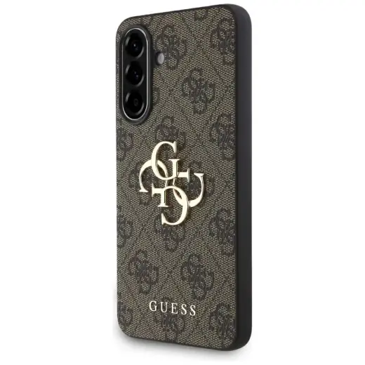 Case Guess Big 4G Logo Classic Logo for Samsung Galaxy A36 brown