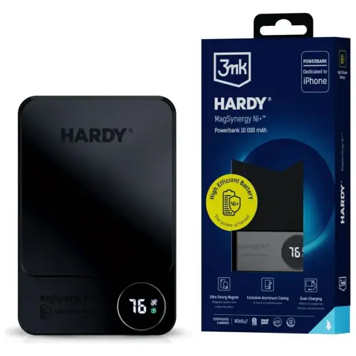 3MK HARDY MagSynergy external battery (powerbank) | 10000 mAh | MagSafe