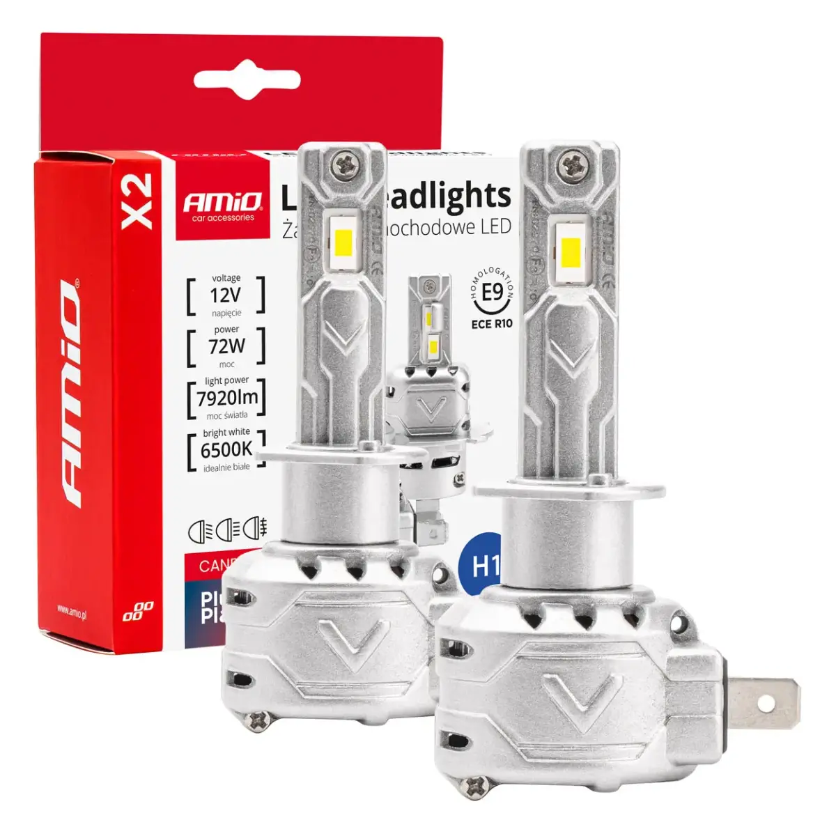 LED Headlights X2 Series H1 AMiO-02970
