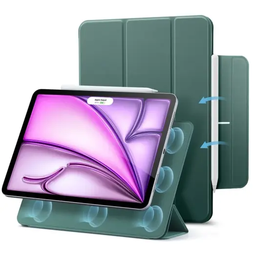 ESR REBOUND MAGNETIC IPAD PRO 12.9" 4 | 5 | 6 | 2020-2022 | AIR 13" 1 | 2 | 2024-2025 FOREST GREEN