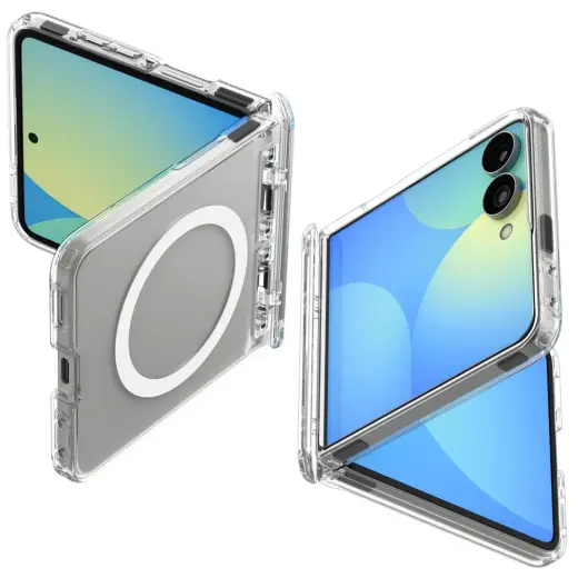 Spigen Ultra Hybrid Pro чехол с поддержкой MagSafe для телефона Samsung Galaxy Z Flip 8 (F776) белый