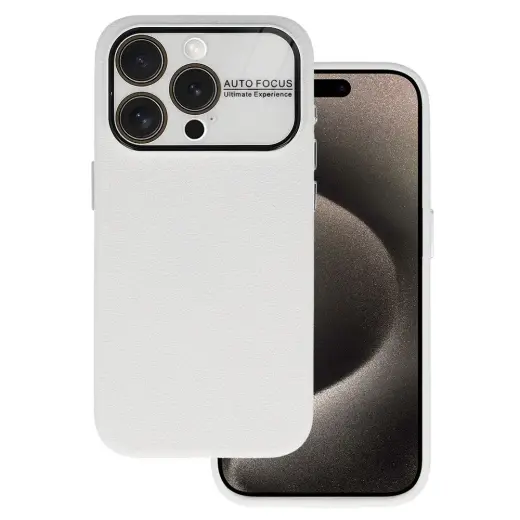 Tel Protect Lichi Soft Case for Iphone 15 Plus white