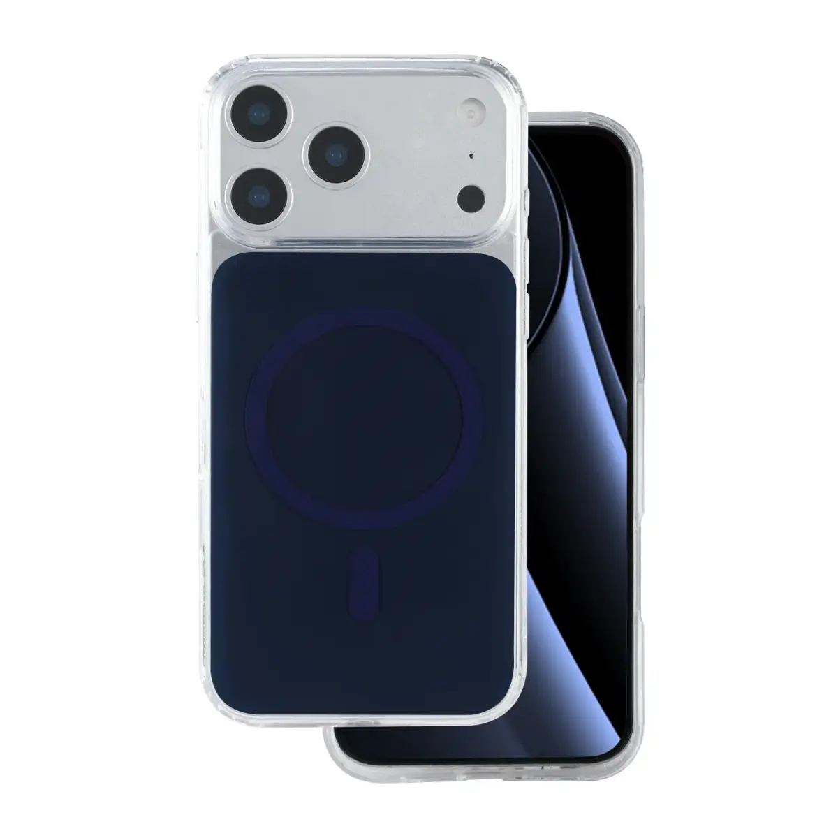 Lowkey Mag phone case with MagSafe support for iPhone 17 Pro Max blue
