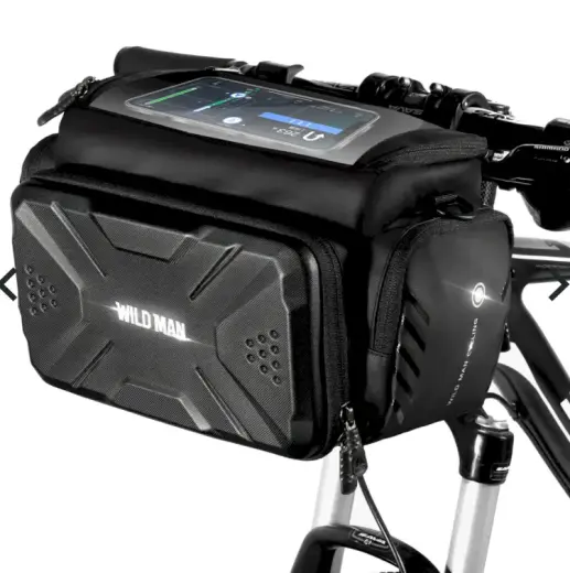 Wildman GS6 Velosipēda stūres soma 4l melna