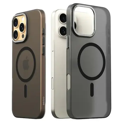 Araree Aero Frame maciņš telefonam iPhone 16 Pro Max melns