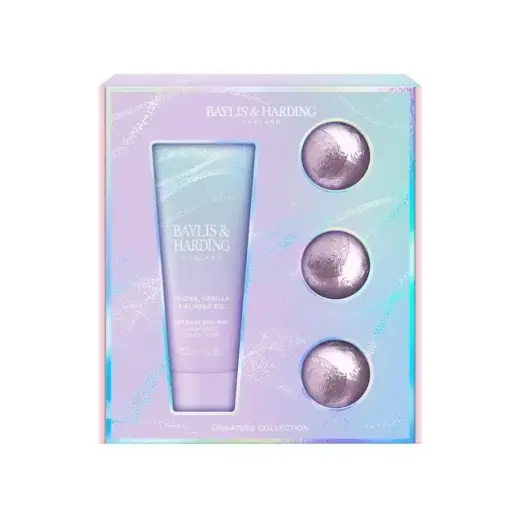Baylis & Harding Jojoba, Vanilla & Almond Oil Luxury Bathing Gift Set, 650g
