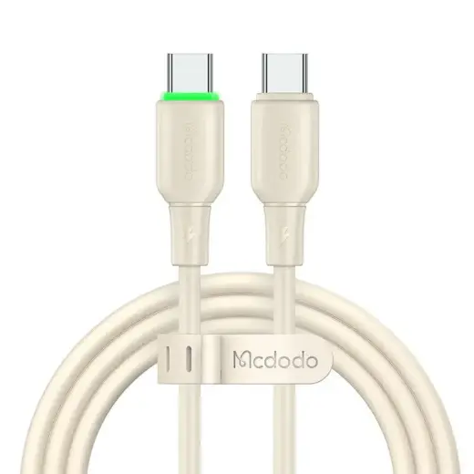 Mcdodo CA-4770 data transfer and charging cable | USB-C to USB-C | 65W | 1.2m | beige