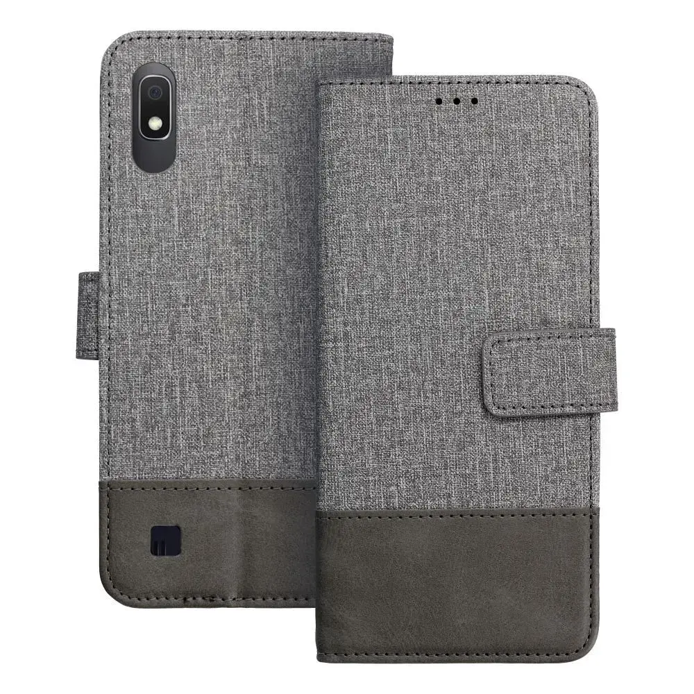 Gomma raamatutüüpi telefoni ümbris Samsung Galaxy A10 (A105) hall