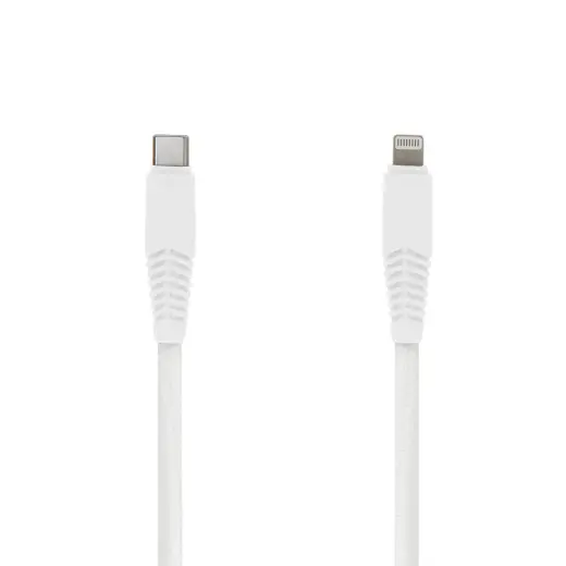 Setty KNC-L-1.52700 провод для передачи данных и зарядки | USB-C на Lightning | 27W | 1.5м | белый