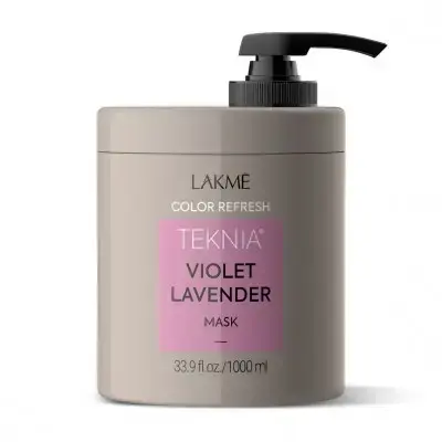Lakmé Teknia Color Refresh Violet Lavender Maschera Nourishing with Colored Pigments for Hair with Purple Shades - 1000 Ml