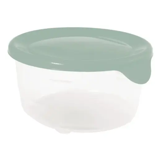 Food container round 0.5L Fresh&Go green