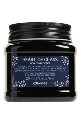 Davines Heart of Glass Rich Conditioner for Blondes 3.1 Oz/ 90 Ml