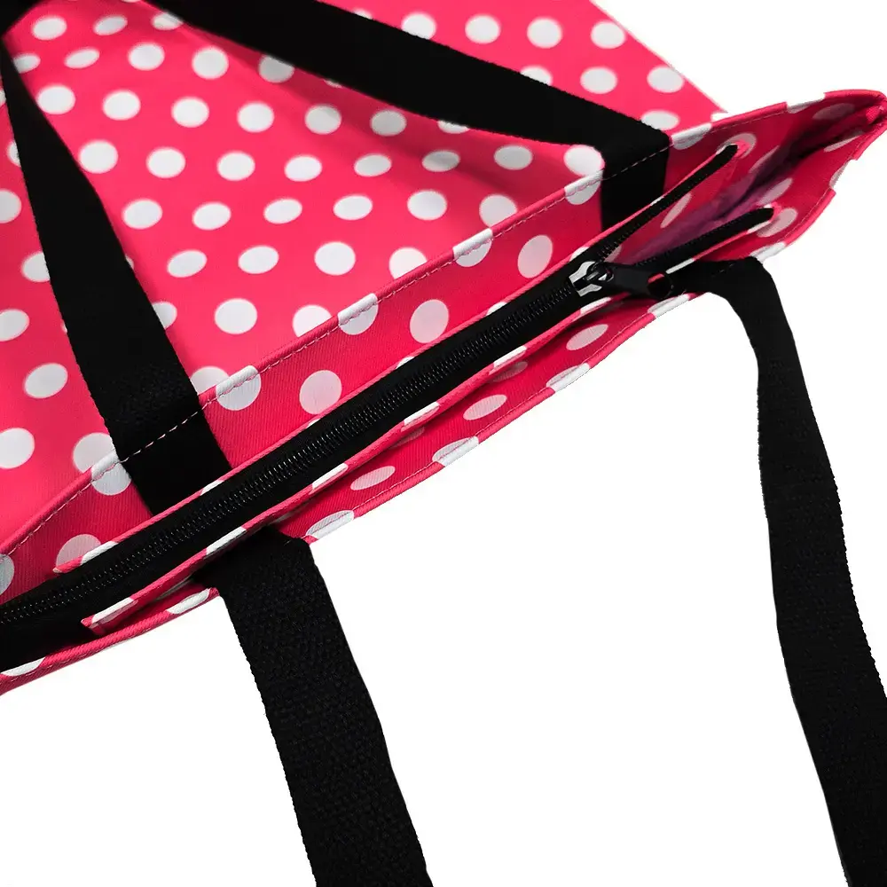 Shopping bag Wonder wzór 2 pink polka-dot