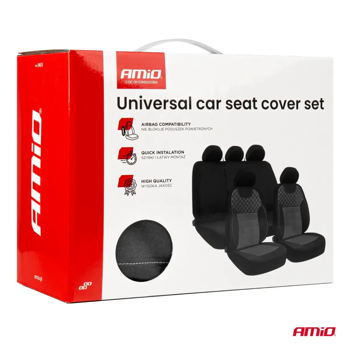 Universal car seat cover set SC-15 AMIO-04615
